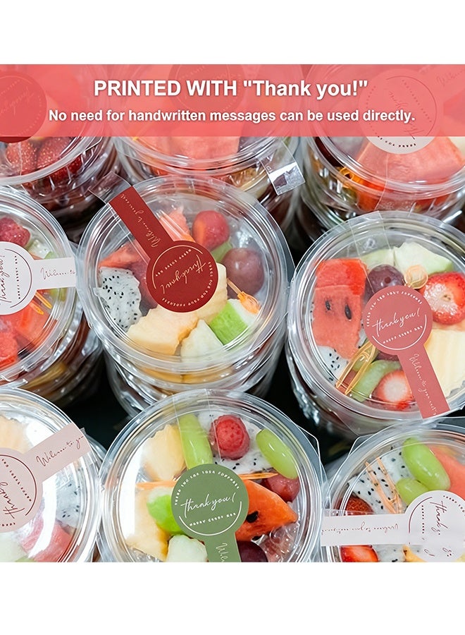 Happy D 150PCS Handmade Food Baking Label Stickers - Long Colorful Sealing Labels for Candy, Bread, and Baked Goods Packaging - Image 5